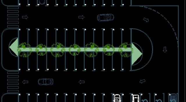 File thiết kế Bản vẽ file cad bãi đỗ xe